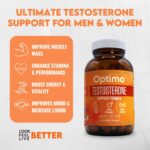 Testosterone Booster Supplement for Men & Women 9 Key Ingredients Tongkat Ali, Tribulus, Fenugreek, Ashwagandha, Maca, Boron, Zinc, VIT D, DAA - 90 Capsules - Image 4