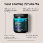 KEY NUTRIENTS Pre Workout Powder with 5 Electrolytes - Blue Raspberry No Sugar - 150mg Caffeine, L-Citrulline, Beta Alanine, L-Tyrosine - Natural Preworkout for Men & Women (30 Servings) - Image 3