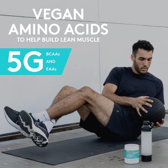 RSP NUTRITION AminoLean Natural Pre Workout Powder, Sucralose Free Amino Energy with No Artificial Dyes, Vegan BCAAs and Weight Management, Acai, 25 Serv - Image 7