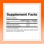 Natural Factors, Glucosamine & Chondroitin, Supports Healthy Joints and Connective Tissue, 120 Capsules - Image 3