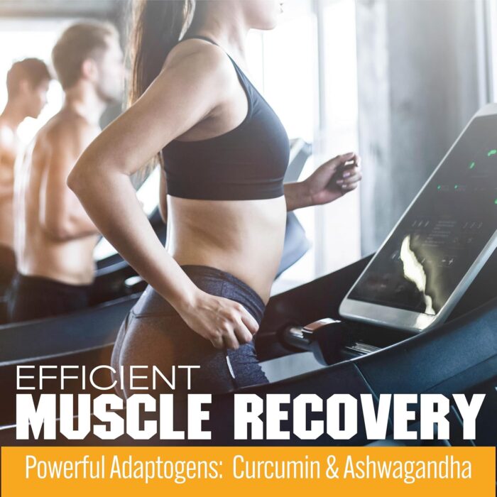 Post-Workout Gummies, Recovery Accelerator, Support Muscle Recovery & Joint Health, Essential Amino Acids, with Ashwagandha & Curcumin, BCAAs, Citrus Flavor, 60 Gummies, 30 Servings - Image 5