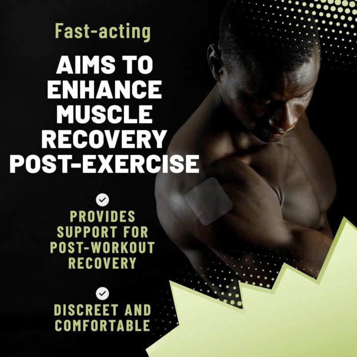 Post Workout Muscle Recovery Patches with Vitamin C - 36 Patches for Active Lifestyle Support, Helps Soothe and Refresh After Exercise, Convenient and Easy-to-Use for Men and Women - Image 3