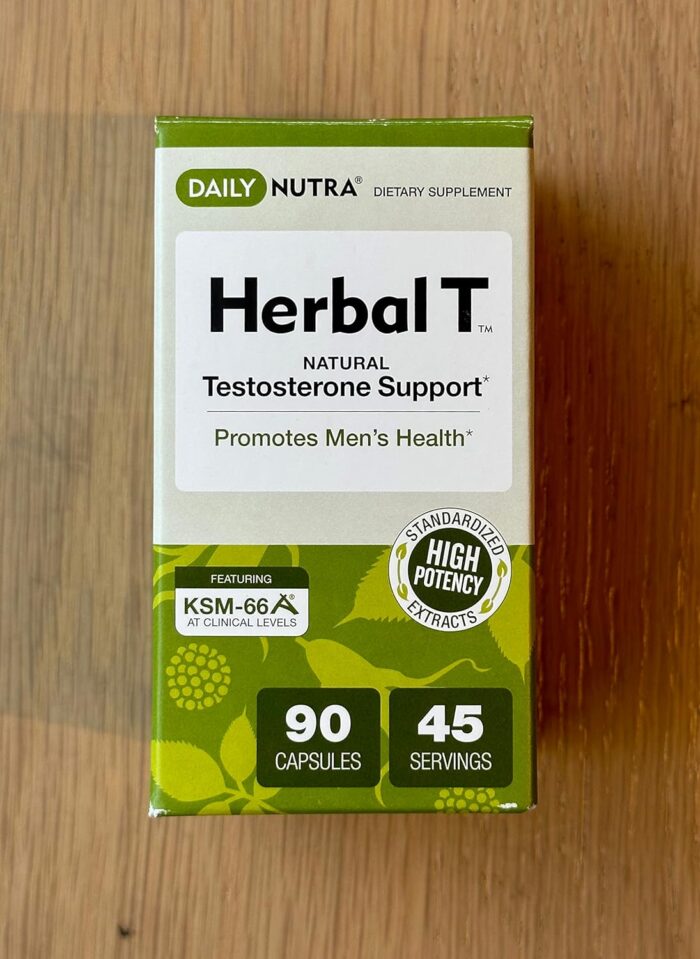 Herbal T Men’s Health Formula Supplement for Endurance, Vitality, & Healthy Aging - with KSM-66 Ashwagandha, Tongkat Ali, Tribulus, Eleuthero, & Horny Goat Weed (90 Capsules) - Image 9