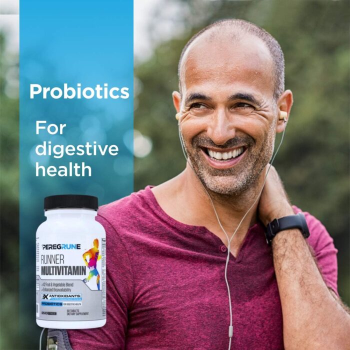 Runner Multivitamin – Engineered Vitamin with Antioxidants for Health/Running Recovery – Complete B Complex for Endurance, Energy – Probiotics, Whole Foods – Certified Running Supplements - Image 8