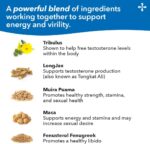 LifeSeasons Masculini-T - Testosterone Support Supplement - Enhances Mental & Physical Aspects of Sexual and Athletic Performance - Supports Normal Erectile Function - Improve Libido - 90 Capsules - Image 4