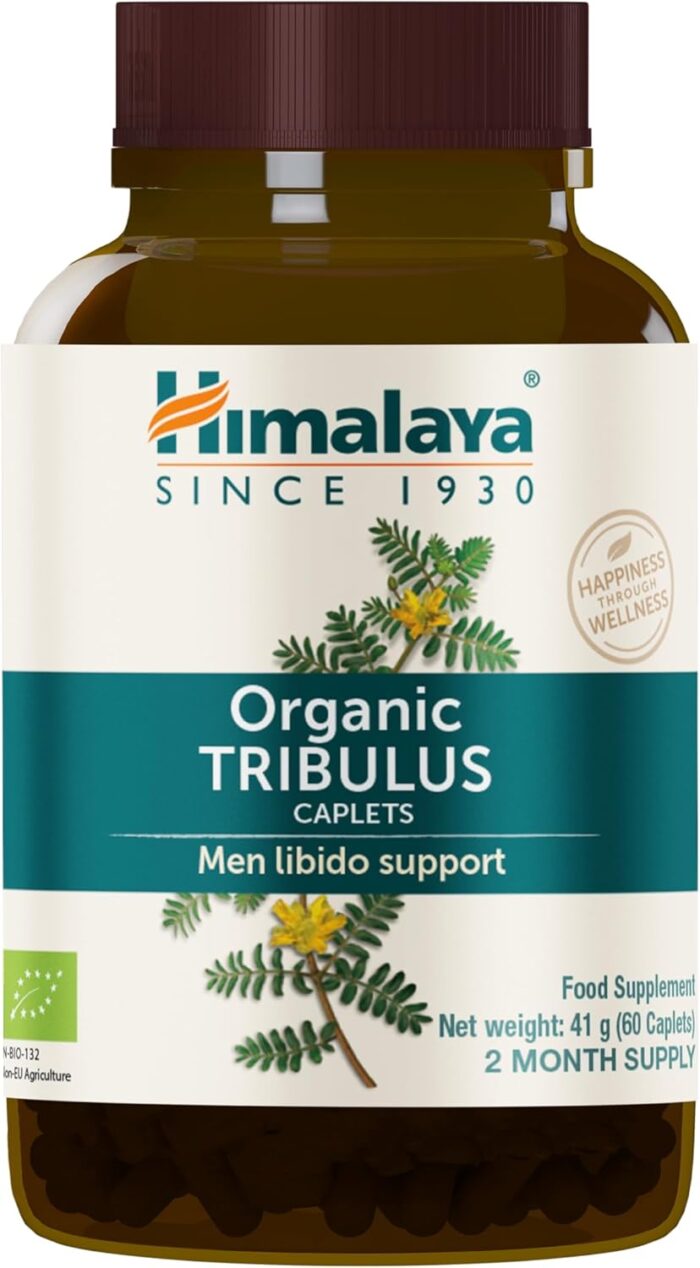 Himalaya Organic Tribulus Terrestris, Herbal Supplement for Urinary Support and Flow, Bladder Function, Prostate Support, Stamina, Male Energy, Non-GMO, USDA Organic, Vegan, 688 mg, 60 Caplets - Image 5