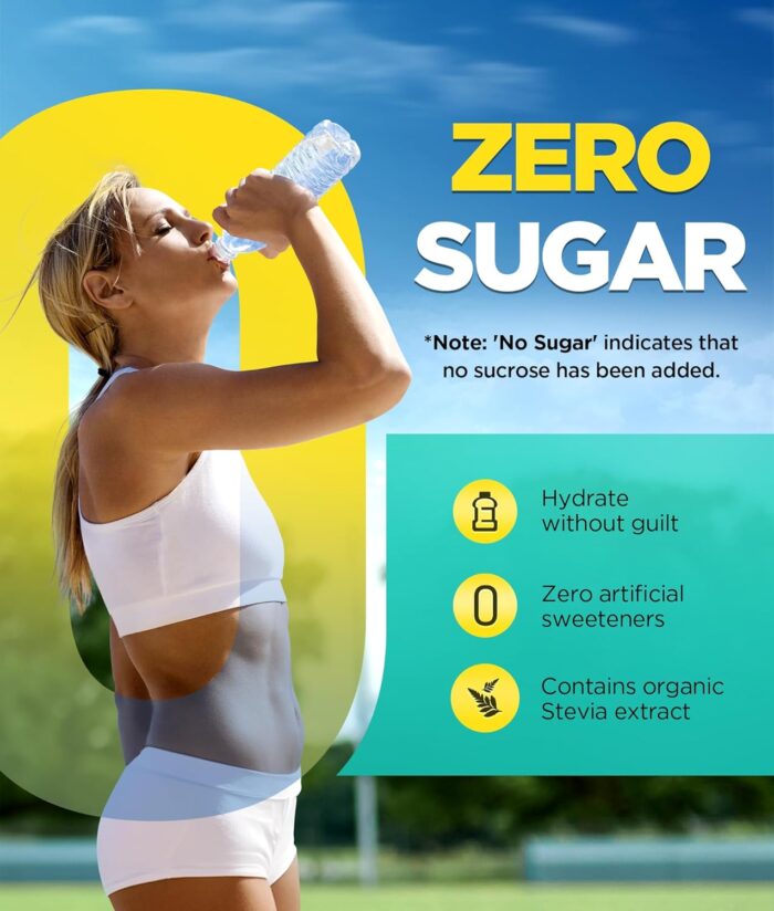 Sugar Free Electrolytes Powder with Natural Flavors, 3X Rapid Hydration Packets with 10 Electrolyte & Vitamins, Liquid Daily IV, Non-GMO, Gluten-Free, Keto, Vegan, 16 Sticks - Image 5