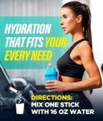 Sugar Free Electrolytes Powder with Natural Flavors, 3X Rapid Hydration Packets with 10 Electrolyte & Vitamins, Liquid Daily IV, Non-GMO, Gluten-Free, Keto, Vegan, 16 Sticks - Image 6