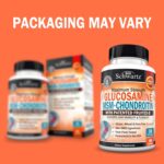 Glucosamine Chondroitin MSM Joint Support Supplement - FSA HSA Approved - Collagen Peptides, Turmeric and Ginger, Hyaluronic Acid, Glucosamine Chondroitin Sulfate - Gluten Free, Non GMO, 90 Capsules - Image 3