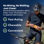 SaltStick Fastchew Electrolyte Replacement Tablets for Rehydration, Packet of 10 Tablets, Peach, 10 Count (7201761) - Image 4