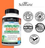 BioSchwartz Immune Support Supplement - Vitamin C with Zinc Elderberry Extract Ginger Bee Propolis Beta Carotenes, Immunity Boost for Adults, Immune Defense Antioxidant Vitamins, 90 Capsules - Image 6