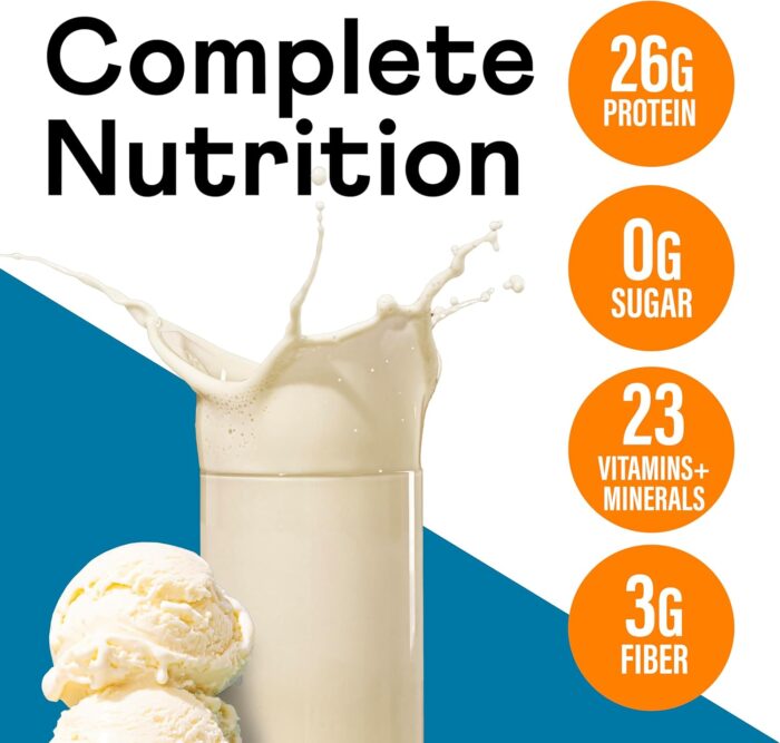 OWYN Only What You Need High Protein Plant Based Complete Nutrition Shake, Chocolate & Vanilla Variety Pack, 12 Fl Oz (12 Pack) - Image 4