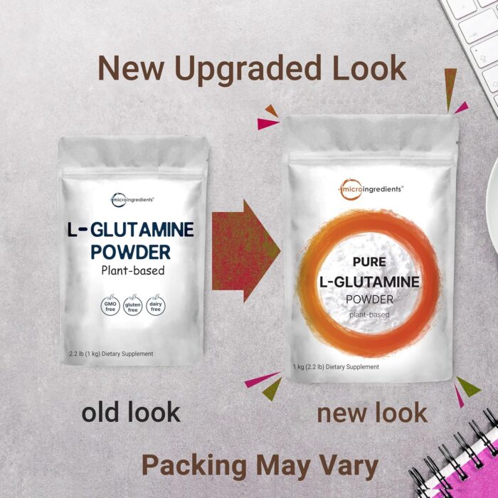 L Glutamine Powder Gut Health, 1Kg, 100% Pure, Free Form - Unflavored- Vegan Friendly, No Filler, No additives, Supports Muscle Recovery, Post Workout | Non-GMO & Gluten-Free - Image 3