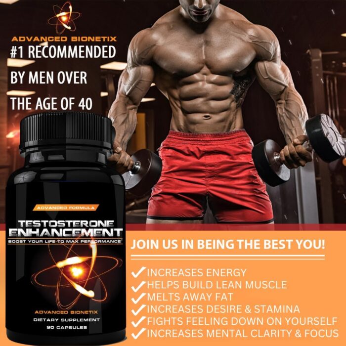 Testosterone Booster Male Enhancement. #1 Recommended by Men Over the Age of 40* Increase Desire, Energy, Lean Muscle. Melt Away Fat with Zinc, Tribulus, Tongkat Ali, Horny Goat Weed & More - Image 3