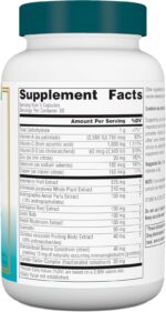 Source Naturals Wellness ImmuneSmart - for Core Daily Immune Support*, with Vitamins A, C, and D, Zinc, Elderberry, Echinacea, Andrographis, Turkey Tail and Garlic - 90 Capsules - Image 3