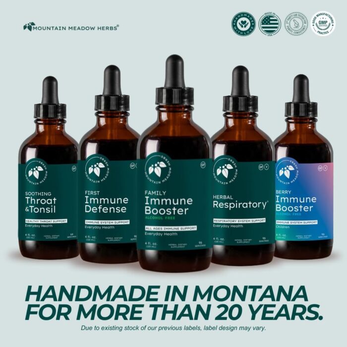 Mountain Meadow Herbs Family Immune Booster Extract with Sambucus Elderberry and Echinacea | Optimal Immune Support for The Whole Family | Tincture, 4 oz - Image 7