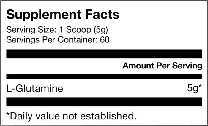Momentous L-Glutamine Powder, 60 Servings - Image 3