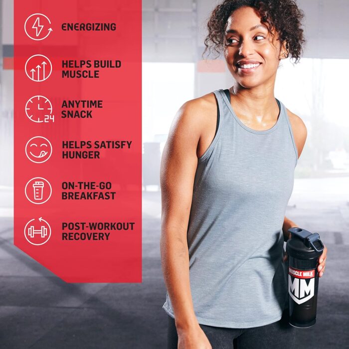 Muscle Milk Pro Series Protein Powder Supplement, Intense Vanilla, 2 Pound, 11 Servings, 50g Protein, 3g Sugar, 20 Vitamins & Minerals, NSF Certified for Sport, Workout Recovery, Packaging May Vary - Image 3