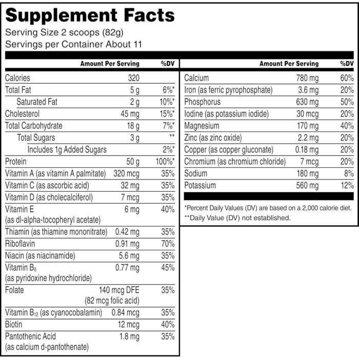 Muscle Milk Pro Series Protein Powder Supplement, Intense Vanilla, 2 Pound, 11 Servings, 50g Protein, 3g Sugar, 20 Vitamins & Minerals, NSF Certified for Sport, Workout Recovery, Packaging May Vary - Image 4
