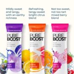 Pureboost Clean Energy Booster, Refreshing Energy Drink Mix with B12 Vitamins, Electrolytes, Antioxidants, Sugar-Free with No Sucralose (Combo Pack, 10 Count) - Image 3