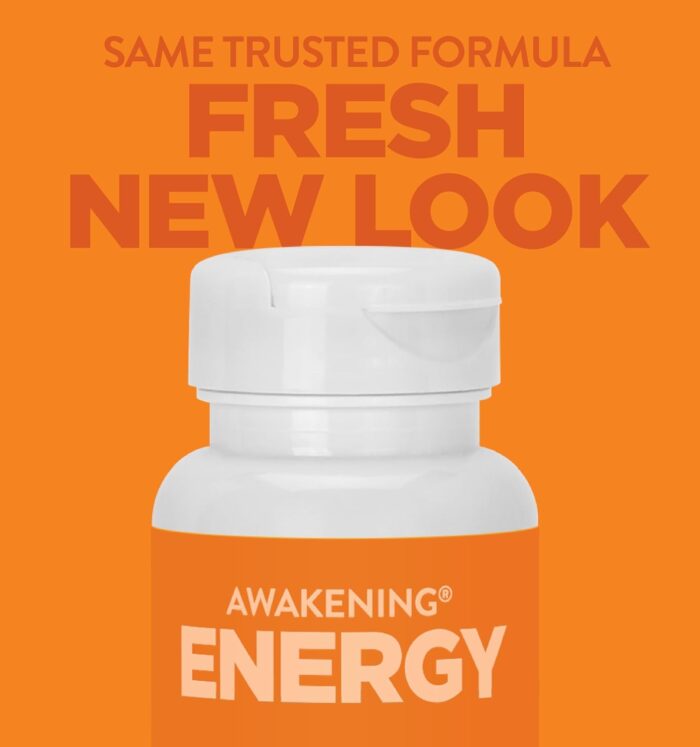Awakening Natural Energy & Focus Nootropic Supplement with Panax Ginseng, Guarana Extract & Chromium Picolinate | Brain Supplement for Focus, Energy, Mood & Clarity | Gluten Free Veggie, USA - 60 Caps - Image 3