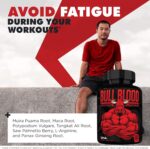 Bull Blood Testosterone Booster for Men - Testosterone Supplement for Stamina & Endurance - Maca Root, Horny Goat Weed, Tribulus Terrestris Extract & Tongkat Ali - Male Enhancing Supplement - 60 Ct - Image 3