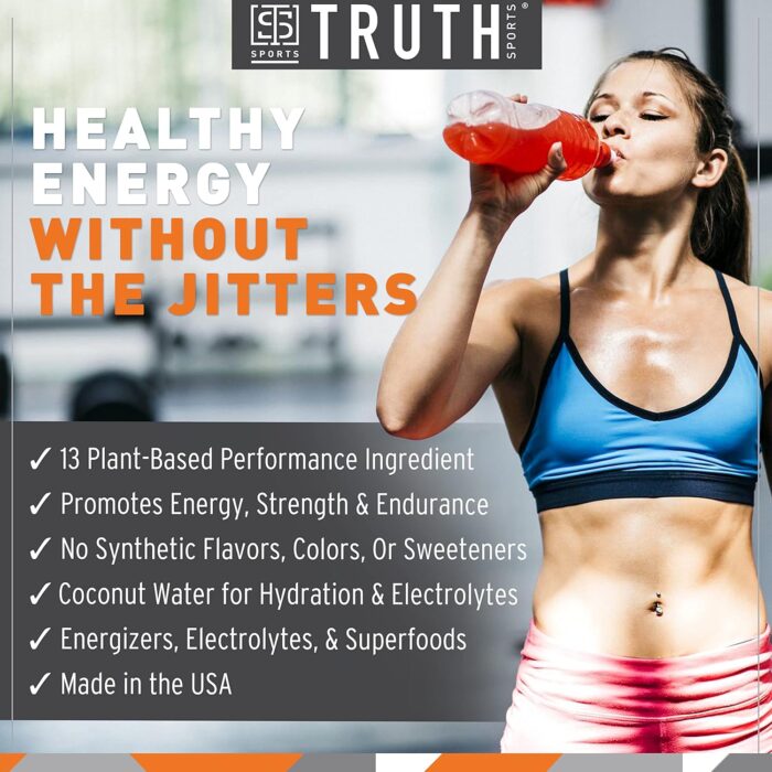 Pre Workout Powder - Natural PreWorkout for Men & Women, Vegan BCAA Amino Energy Powder, Keto Friendly - No Artificial Flavors, Sweetners or Dyes (Orange Tangerine) - Image 4