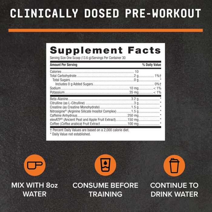Beyond Raw LIT PreWorkout Powder Supplement For Men and Women, Energy, Focus, Endurance, Pumps, Nitric Oxide Boost, 250mg Caffeine, Creatine, Beta Alanine, Gummy Worm, 30 Servings - Image 6