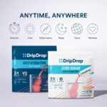 DripDrop Sugar Free Hydration Packets - Zero Classic Variety Pack - Single Serve Electrolytes Powder Drink Mix - Lemon Lime, Watermelon, Peach, Passion Fruit - Non-GMO, Gluten Free, Vegan - 32 Sticks - Image 5