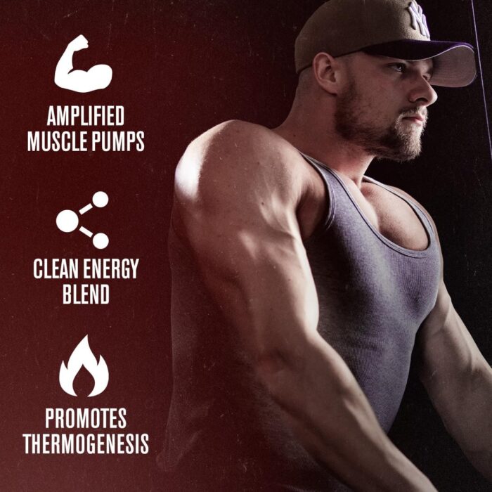 Jacked Factory NITROSURGE Shred Pre Workout Supplement - Energy Booster, Instant Strength Gains, Sharp Focus, Powerful Pumps - Nitric Oxide Booster & PreWorkout Powder - 30Sv, Fruit Punch - Image 3