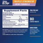 Osteo Bi-Flex Triple Strength(5) with MSM, Glucosamine Joint Health Supplement, Coated Tablets, 80 Count - Image 3
