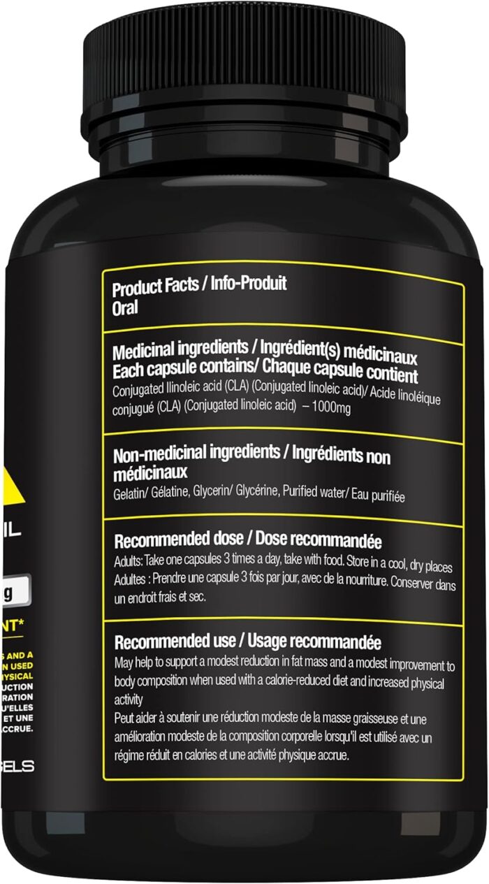ORPHIC NUTRITION CLA Safflower Oil Supplement - Made with Safflower Oil - 780mg Non-Stimulant Conjugated Linoleic Acid for Men & Women* to Support Weight Loss Efforts and Metabolism* - 60 Softgels - Image 4