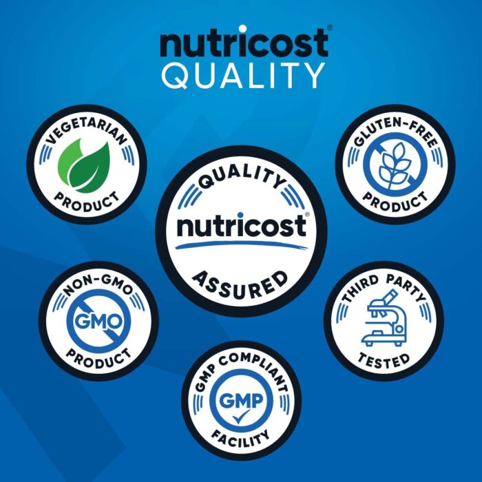 Nutricost Pre-Workout Complex Powder (30 Servings, Blue Raspberry) - Pre-Workout Supplement with Beta-Alanine, Taurine & Amino Acids - Image 4