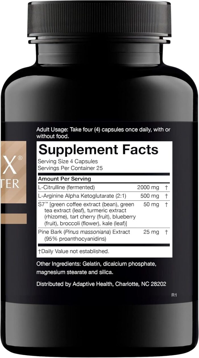 Nugenix Nitric Oxide Booster Supplement - Nitric Oxide Flow, L-Arginine, L-Citrulline, Pine Bark Extract - Vasodilator - 100 Capsules - Image 3