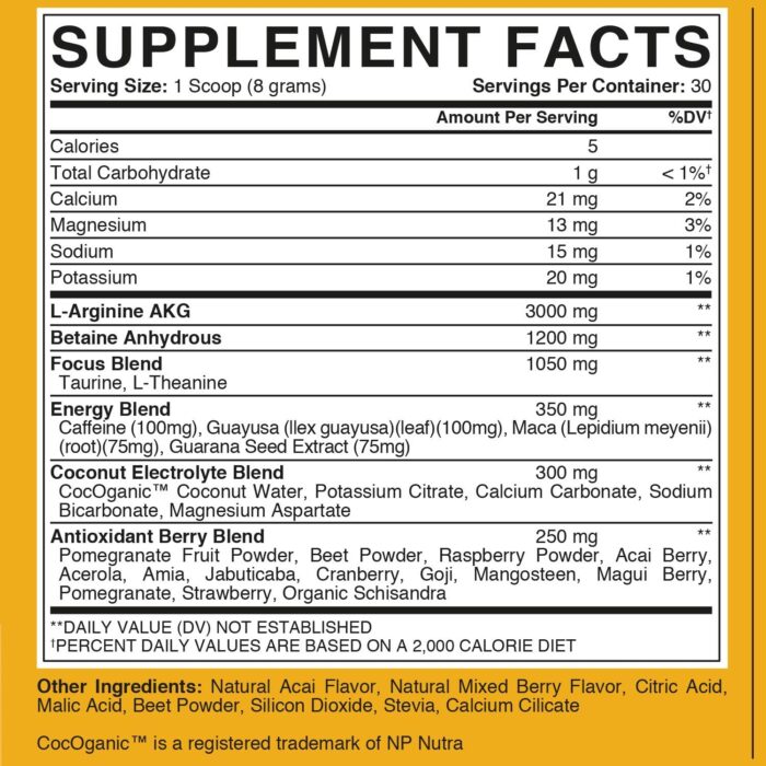 Gold BJJ PreRoll - Jiu Jitsu Pre Workout Supplement for Energy, Focus, and Endurance - Martial Arts Specific Pre-Workout Powder Formula with Natural Flavors (Acai Berry, 30 Servings) - Image 6