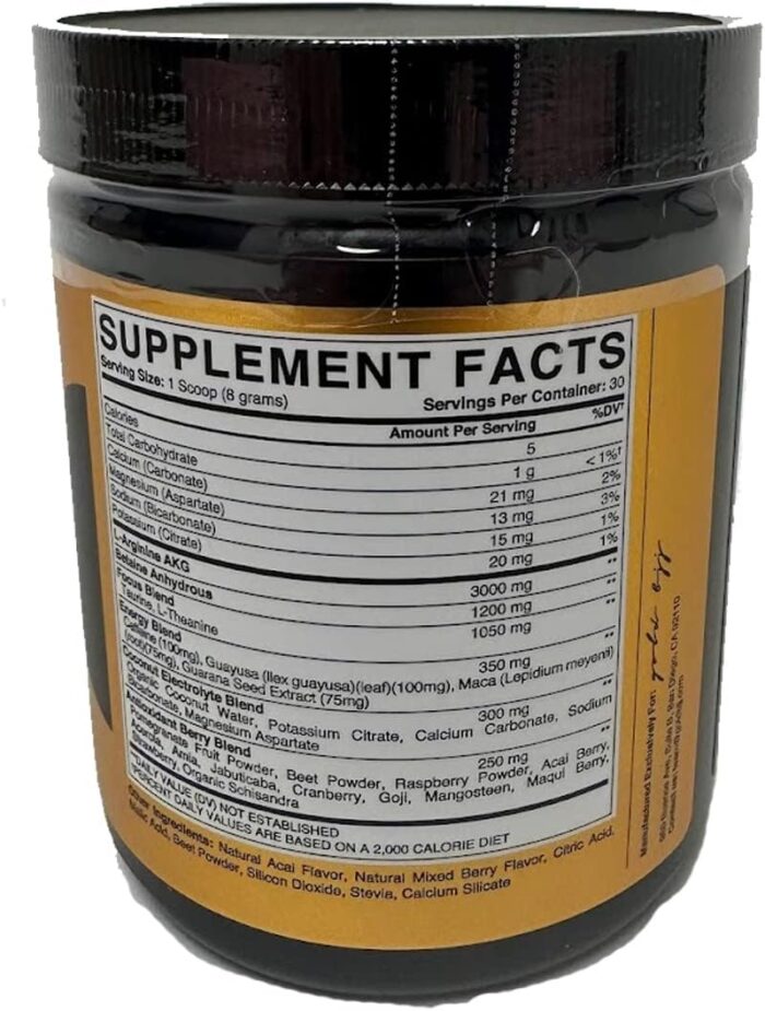 Gold BJJ PreRoll - Jiu Jitsu Pre Workout Supplement for Energy, Focus, and Endurance - Martial Arts Specific Pre-Workout Powder Formula with Natural Flavors (Acai Berry, 30 Servings) - Image 11