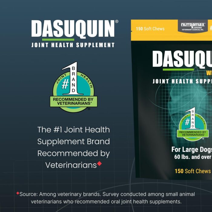 Nutramax Laboratories Dasuquin with MSM Joint Health Supplement for Large Dogs - With Glucosamine, MSM, Chondroitin, ASU, Boswellia Serrata Extract, and Green Tea Extract, 150 Soft Chews - Image 4
