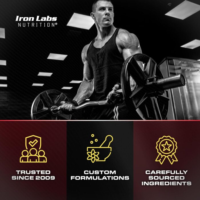 Iron Labs Nutrition Testo Gummies for Men (60 Gummies) - High Strength Booster for Men - Mixed Berry Flavor - Features Maca, Ginseng, Zinc and Selenium - Sugar Free & Vegan Suitable - Image 6
