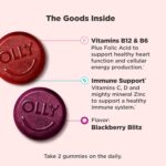 OLLY Men's Multivitamin Gummy, Vitamins A, C, D, E, B, Zinc, Blackberry Flavor, 45 Day Supply - 90 Count - Image 4