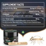 Sennasi 600 MG Shilajit Resin - Shilajit Supplement with Fulvic Acid & 85+ Trace Minerals for Energy, Immunity, Brain Power, 60 Grams - Image 3