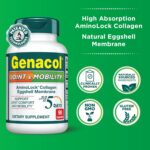 Genacol Collagen & Natural Eggshell Membrane | Achieve Rapid Joint Relief in as Little Than Just 5 Days| Patented hydrolyzed Collagen Joint Support Supplement Joint & Mobility 90 Capsules - Image 3