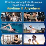 Creatine Monohydrate Gummies for Men & Women Pre Workout Gummies with Taurine, Vitamin B6 & B12 Creatine Monohydrate Chewable for Increase Strength, Energy, Endurance, Muscle, Organic (2 Packs) - Image 6