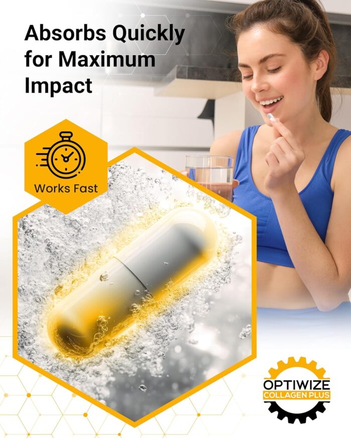 10-in-1 Joint Support– Hydrolyzed Collagen, MSM, Hyaluronic Acid, Glucosamine, Chondroitin & More – Targets Joint Discomfort, Improves Mobility & Flexibility– 320 Caps for Men & Women - Image 5