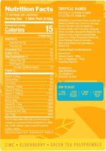 ROAR Immune Support Powder - Hydration Packets with Zinc and Elderberry - Electrolytes Powder - No GMOs, Gluten Free - Tropical Mango - 12 pc - Image 3
