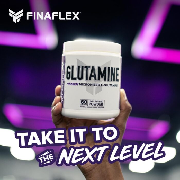 FINAFLEX Pure GLUTAMINE, Unflavored - 10.6 oz - Ultimate Muscle Recovery Powder - Reduces Muscle Breakdown & Supports Nitrogen Levels - 100% Pure L-Glutamine - 60 Servings - Image 6