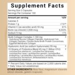 NatureBell Multi Collagen Complex, 300 Capsules | 5 Collagen Peptides (Type I, II, III, V, X) Plus Hyaluronic Acid, Biotin, Vitamin C, & Probiotics – Hair, Skin, Nail, Joint, & Gut Health Support - Image 3