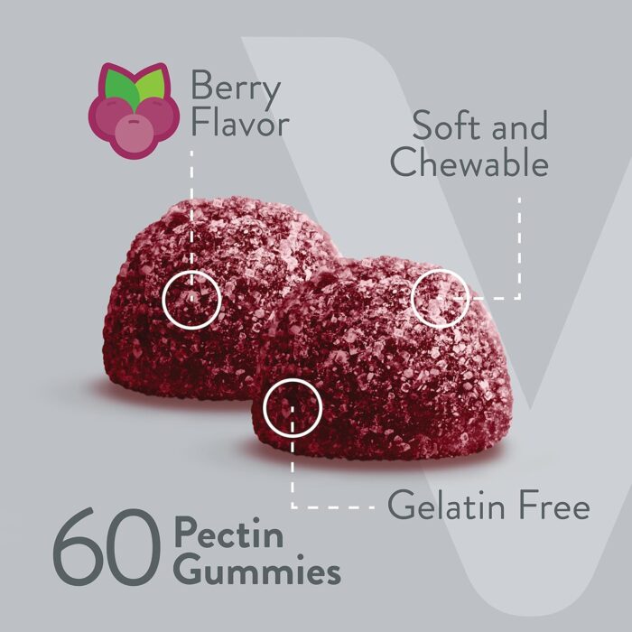 Multivitamin Gummies 8 in 1 Immune Support Supplement with Probiotics - Immune Boosters for Adults & Teens - Vegetarian, Gelatin Free, GMO Free - Chewable Berry Flavored Pectin Immune Defense Gummy - Image 4