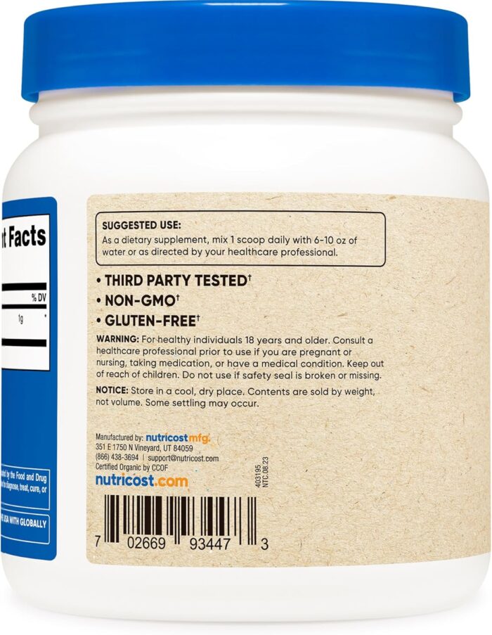 Nutricost Organic Maca Root Powder (1 LB) - Image 5