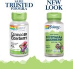 SOLARAY Echinacea and Elderberry Capsules, 440 mg | 100 Count - Image 3