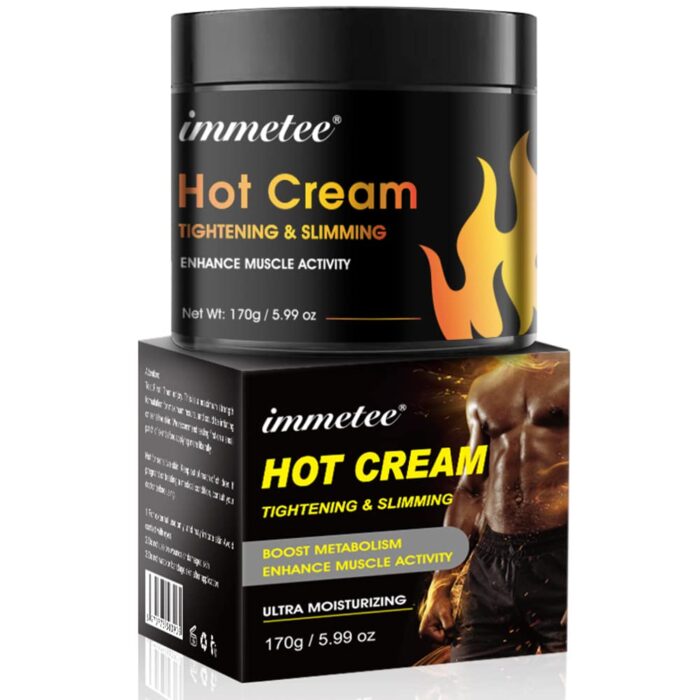 Hot Cream for Belly Fat Burner, Hot Cream Cellulite and Fat Burner, Sweat Fat Burning Gel, Workout Enhancer For Shaping Waist, Abdomen and Buttocks Slimming Cream for Men and Women-170g - Image 3